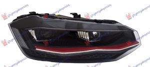HEAD LAMP LED (W/RED MOULDING) (GTI) (VALEO)