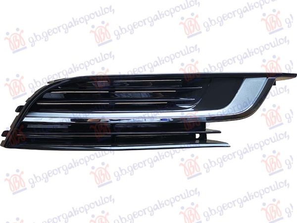 FRONT BUMPER GRILLE (W/CHROME MOULDING)