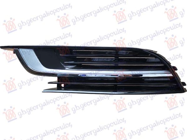 FRONT BUMPER GRILLE (W/CHROME MOULDING)