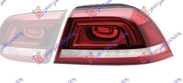 TAIL LAMP OUTER SMOKE LED (HELLA)