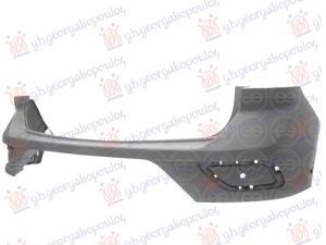 REAR BUMPER UPPER PRIMED (W/4 PDC) (A QUALITY)