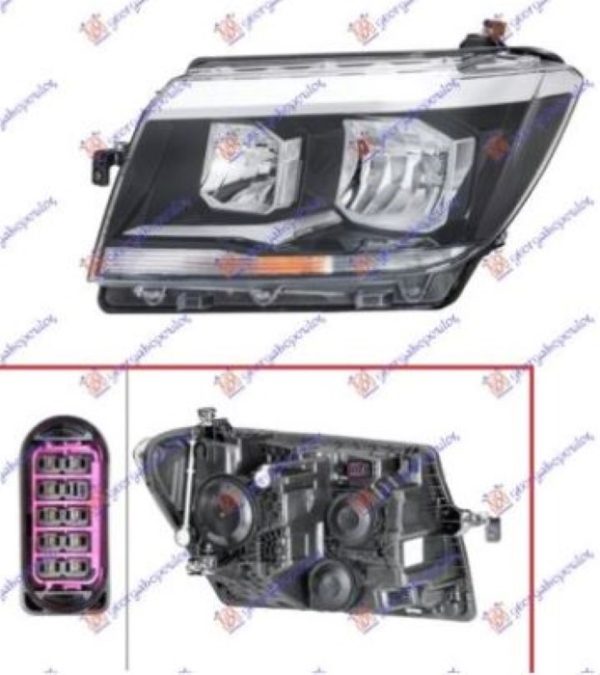FAR ELEKTRICNI (H7/H15) (TYC) LEVO