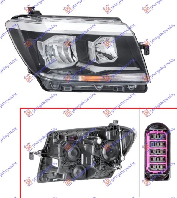 FAR ELEKTRICNI (H7/H15) (HELLA) DESNO