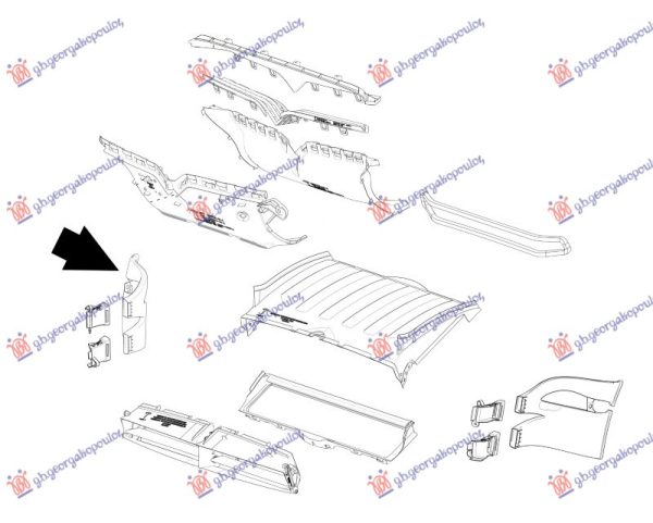 USMERIVAC VAZDUHA UNUTRASNJI PLASTICNI (ZA KOCNICU) -2021 DESNO